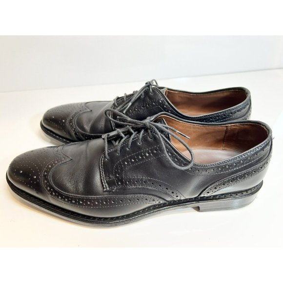 Men’s Allen Edmonds Black Leather Stuttgard Oxford Dress Shoes, Size 9.5D. main image 7